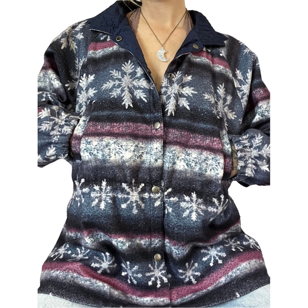Reversible Button Up Coat • Size Medium/Large ❄️